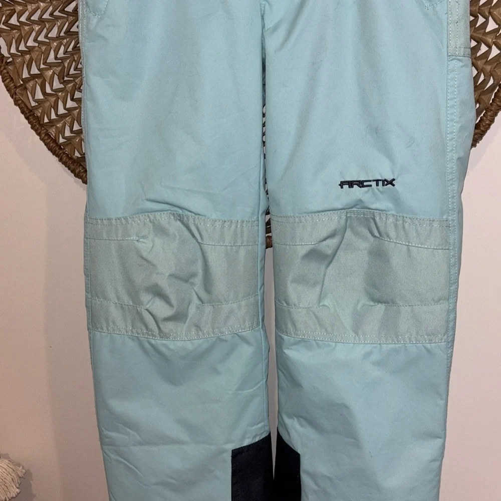 Arctic blue snow pants girls size medium 7/8